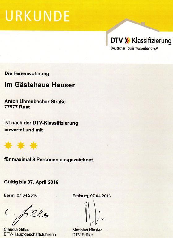Gaestehaus Hauser Rust Ngoại thất bức ảnh